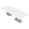 Skutchi Designs 45 in W, 144 in L, 29 in H, Engineered Wood Top, White HAR-AREC-46X143-DOU-XD09 - alternate 1